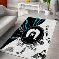 Aboriginal Pattern Torest  Strait Island Area Rug - Wonder Print Shop
