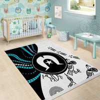 Aboriginal Pattern Torest  Strait Island Area Rug - Wonder Print Shop