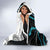Aboriginal Pattern Torest  Strait Island Hooded Blanket