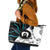 Aboriginal Pattern Torest  Strait Island Leather Tote Bag - Wonder Print Shop
