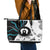 Aboriginal Pattern Torest  Strait Island Leather Tote Bag - Wonder Print Shop