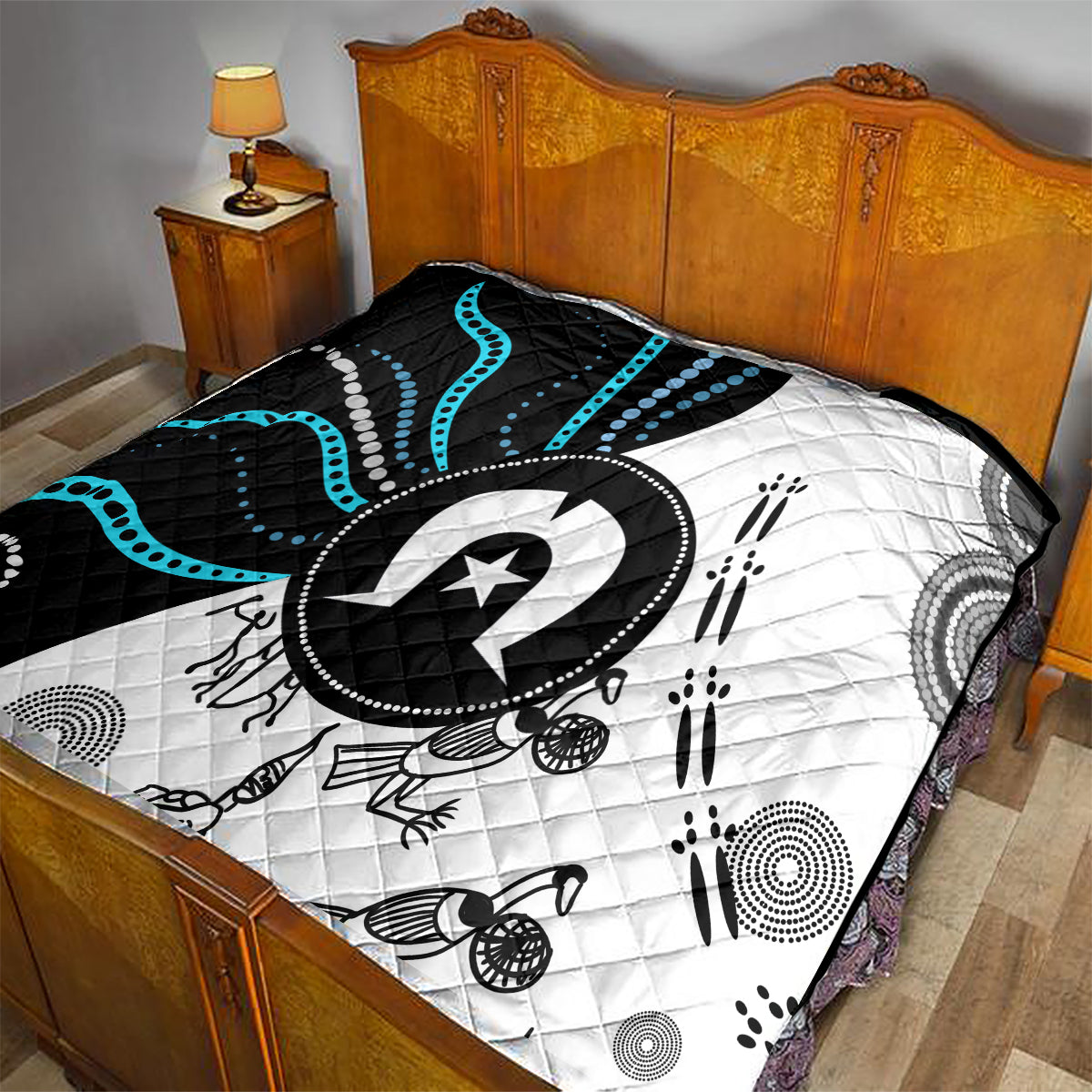 Aboriginal Pattern Torest  Strait Island Quilt - Wonder Print Shop