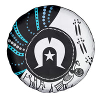 Aboriginal Pattern Torest  Strait Island Spare Tire Cover - Wonder Print Shop