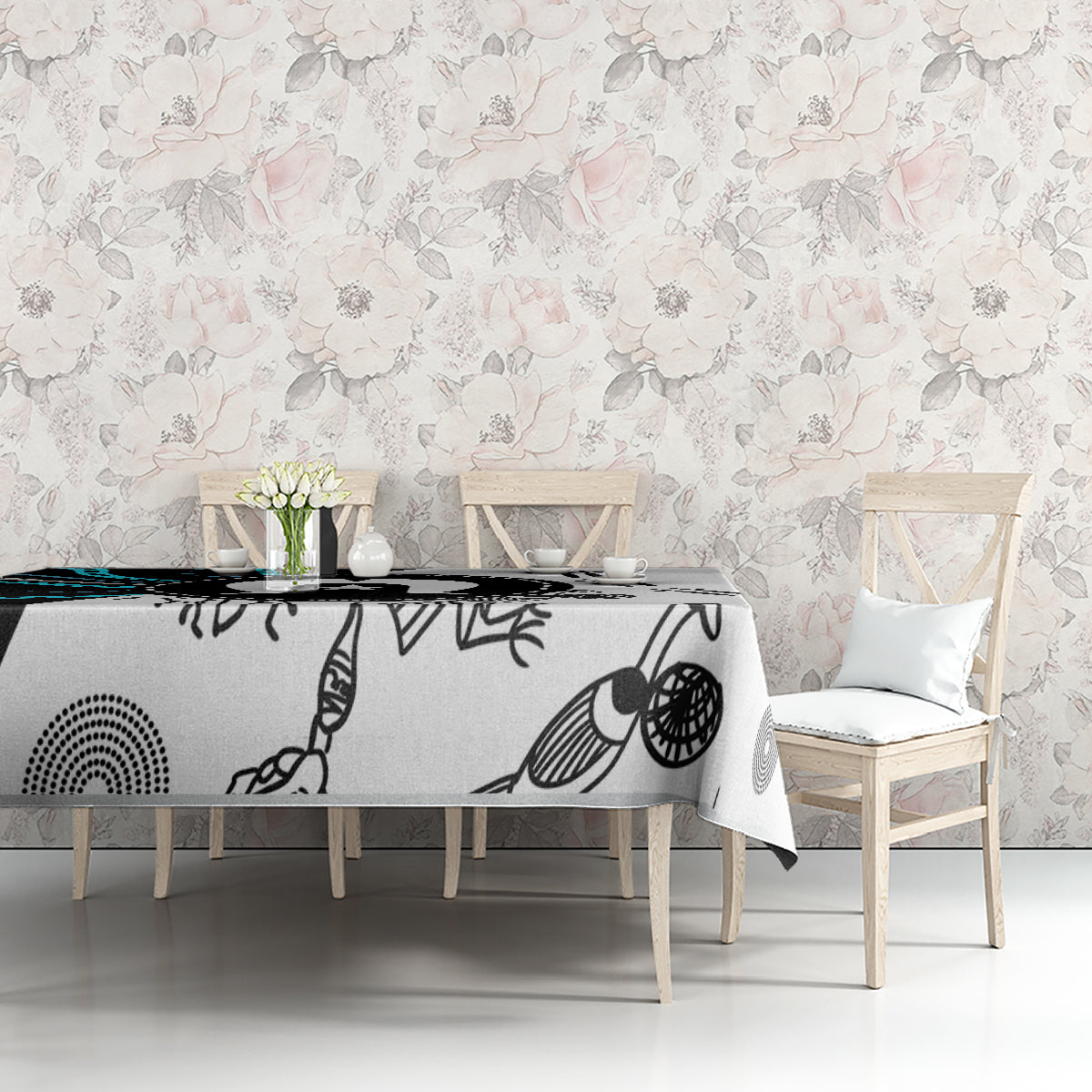 Aboriginal Pattern Torest  Strait Island Tablecloth - Wonder Print Shop