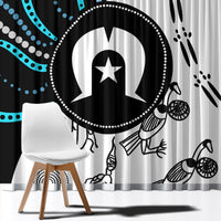 Aboriginal Pattern Torest  Strait Island Window Curtain - Wonder Print Shop
