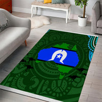 Torest Trait Islands Mix Aboriginal Pattern Area Rug - Wonder Print Shop