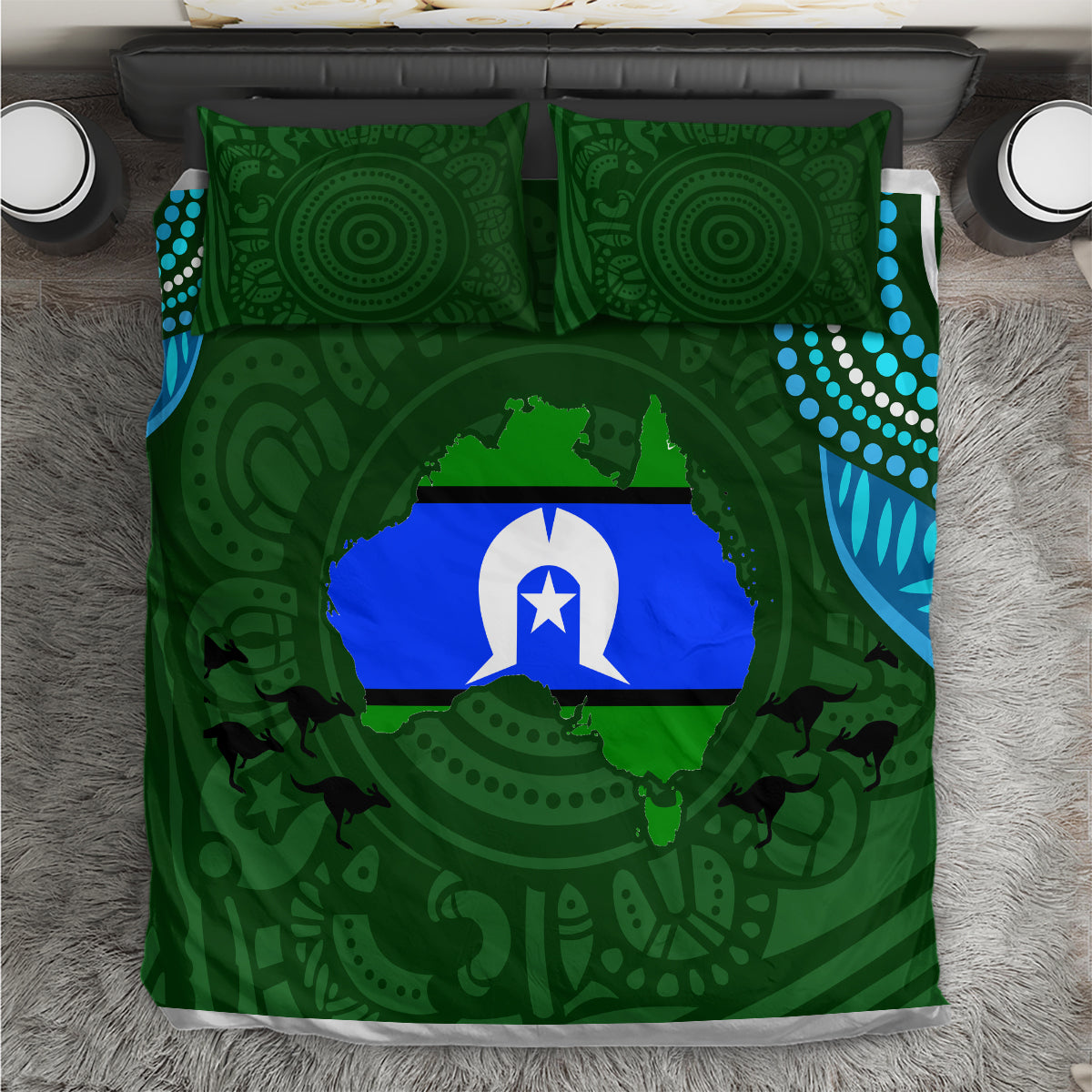 Torest Trait Islands Mix Aboriginal Pattern Bedding Set - Wonder Print Shop