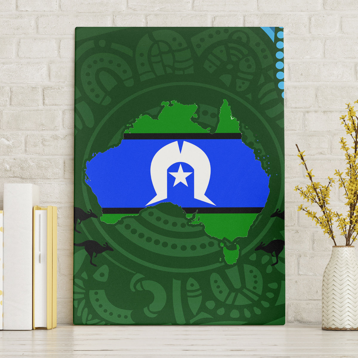 Torest Trait Islands Mix Aboriginal Pattern Canvas Wall Art - Wonder Print Shop