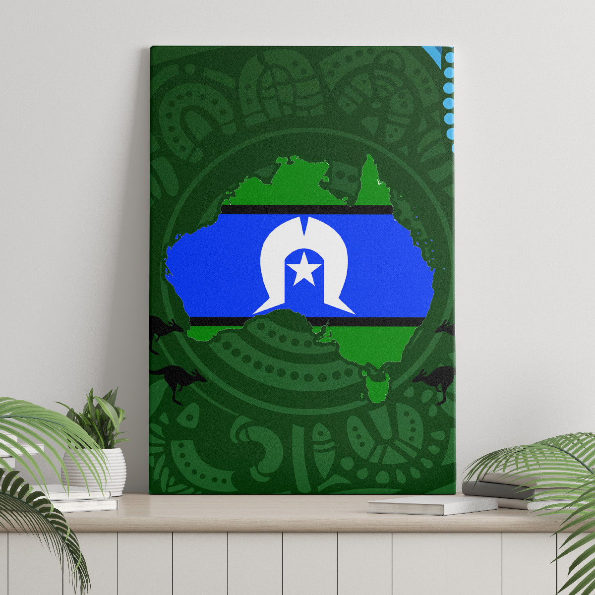 Torest Trait Islands Mix Aboriginal Pattern Canvas Wall Art - Wonder Print Shop