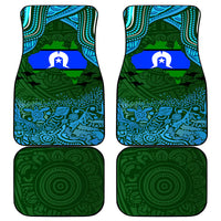 Torest Trait Islands Mix Aboriginal Pattern Car Mats - Wonder Print Shop