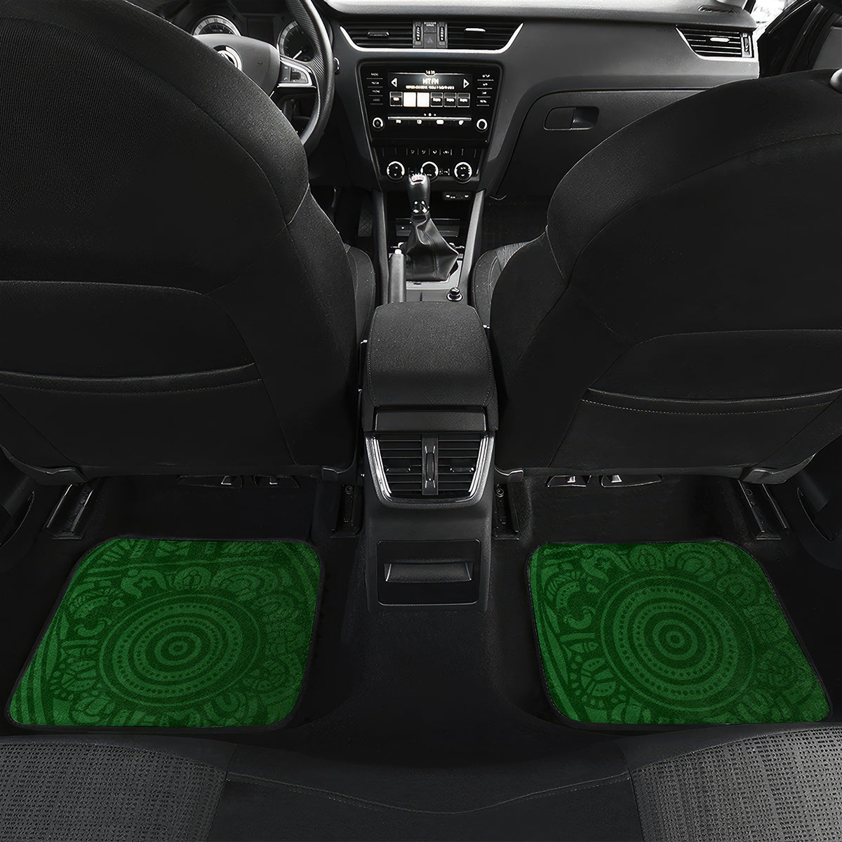 Torest Trait Islands Mix Aboriginal Pattern Car Mats - Wonder Print Shop