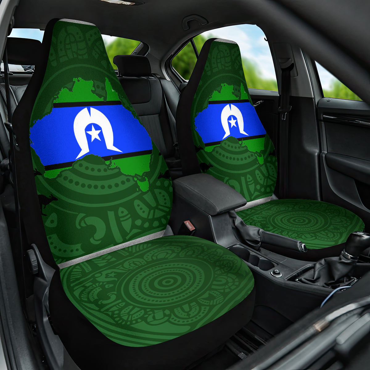 Torest Trait Islands Mix Aboriginal Pattern Car Seat Cover - Wonder Print Shop