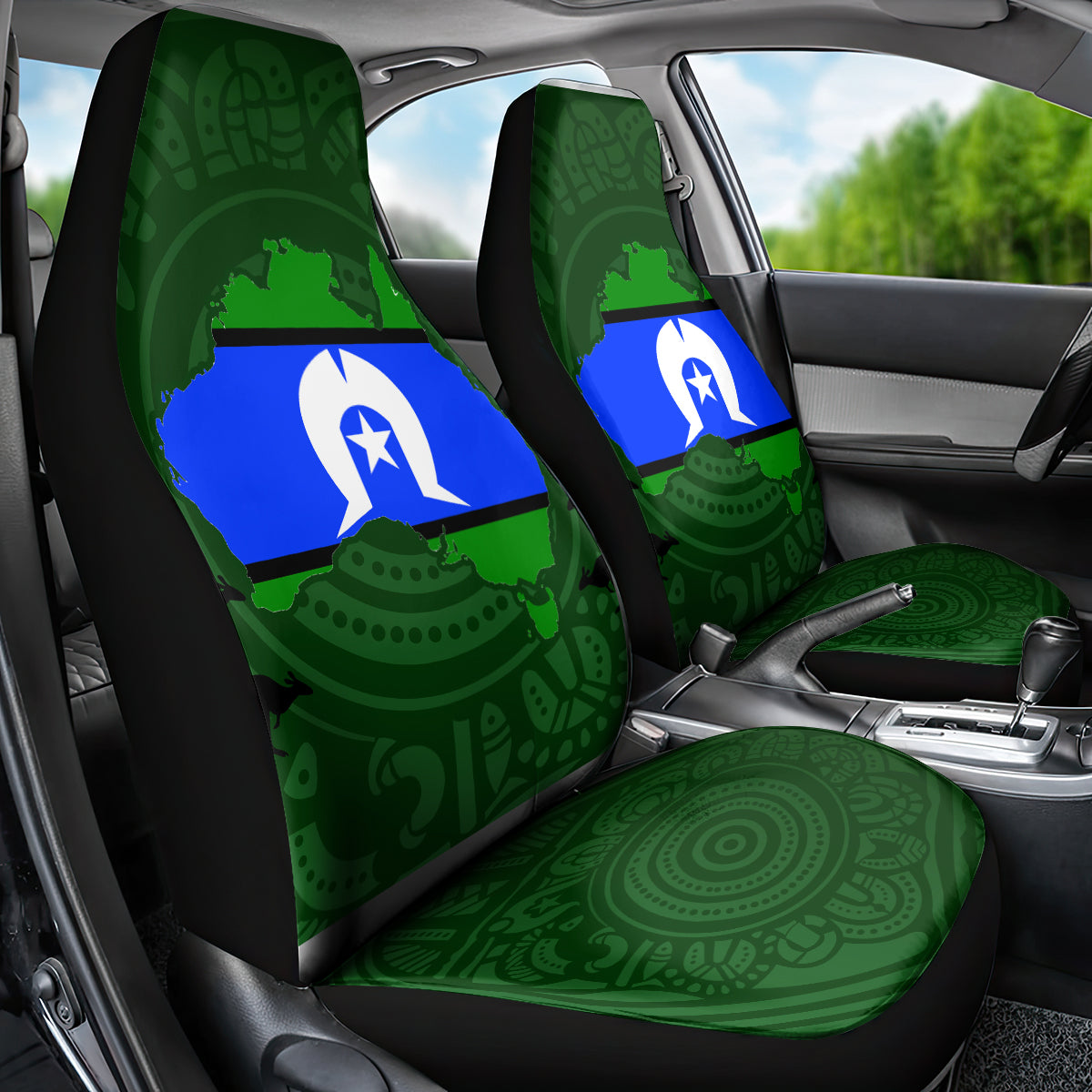 Torest Trait Islands Mix Aboriginal Pattern Car Seat Cover - Wonder Print Shop
