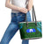 Torest Trait Islands Mix Aboriginal Pattern Leather Tote Bag - Wonder Print Shop