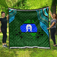 Torest Trait Islands Mix Aboriginal Pattern Quilt - Wonder Print Shop