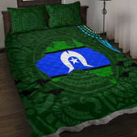 Torest Trait Islands Mix Aboriginal Pattern Quilt Bed Set - Wonder Print Shop