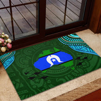 Torest Trait Islands Mix Aboriginal Pattern Rubber Doormat - Wonder Print Shop