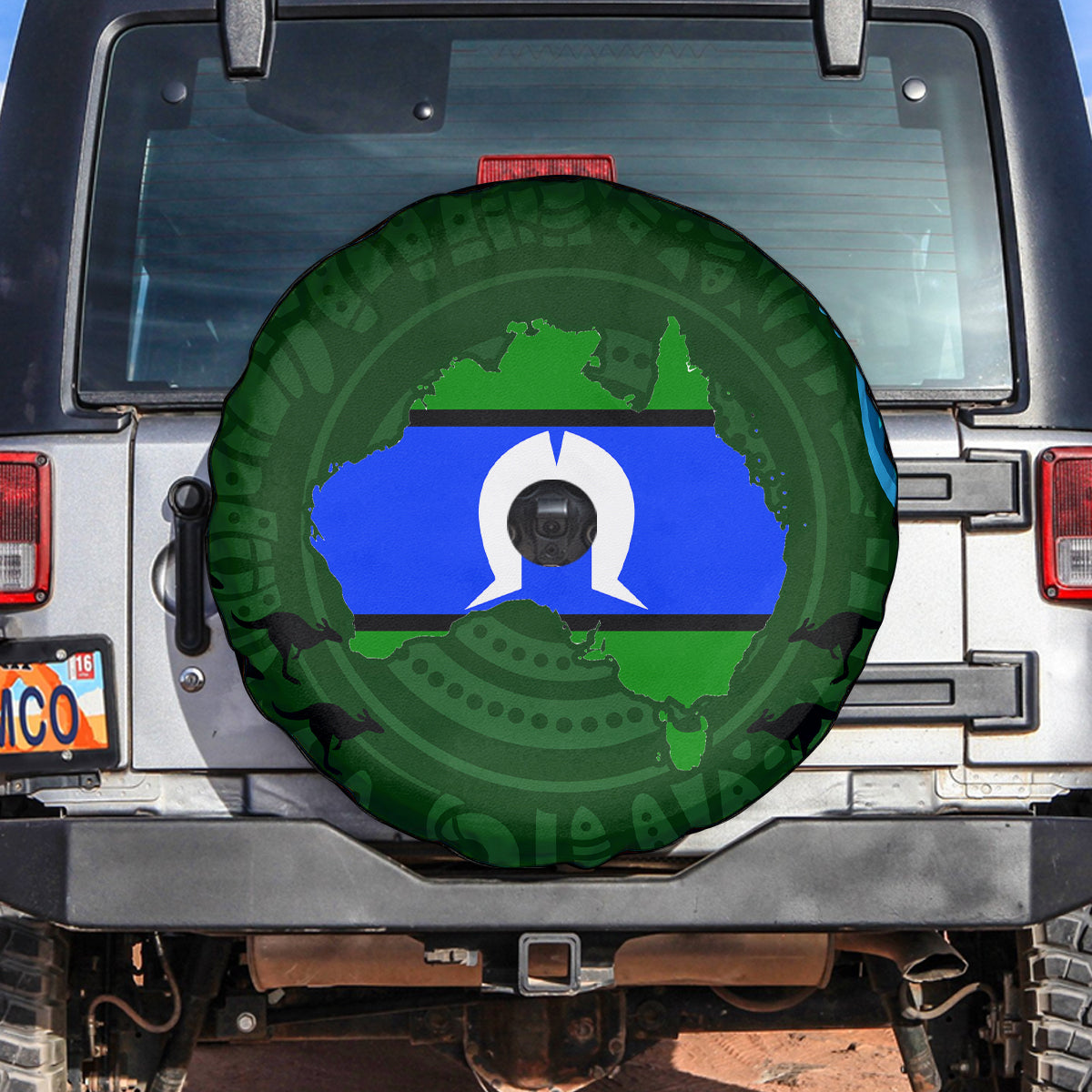 Torest Trait Islands Mix Aboriginal Pattern Spare Tire Cover - Wonder Print Shop