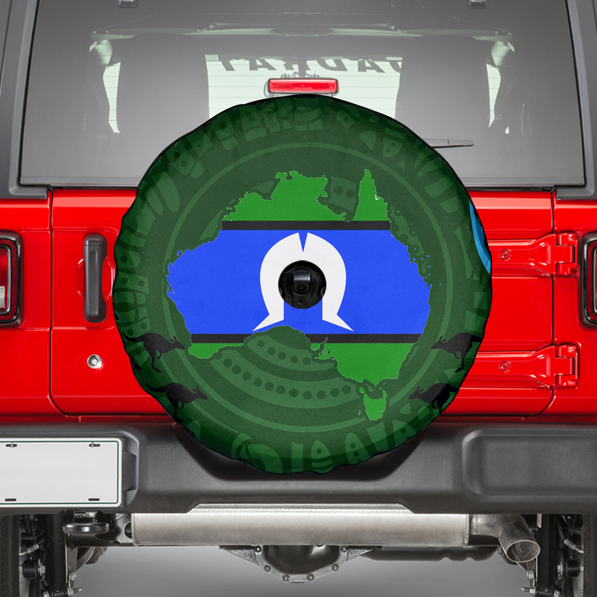 Torest Trait Islands Mix Aboriginal Pattern Spare Tire Cover - Wonder Print Shop