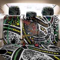 Aboriginal Lizzard Pattern Dot Art Back Car Seat Cover - Wonder Print Shop