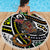 Aboriginal Lizzard Pattern Dot Art Beach Blanket - Wonder Print Shop