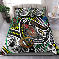 Aboriginal Lizzard Pattern Dot Art Bedding Set - Wonder Print Shop