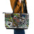 Aboriginal Lizzard Pattern Dot Art Leather Tote Bag - Wonder Print Shop