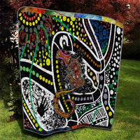 Aboriginal Lizzard Pattern Dot Art Quilt - Wonder Print Shop