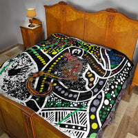 Aboriginal Lizzard Pattern Dot Art Quilt - Wonder Print Shop