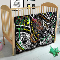 Aboriginal Lizzard Pattern Dot Art Quilt - Wonder Print Shop