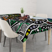 Aboriginal Lizzard Pattern Dot Art Tablecloth - Wonder Print Shop