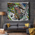 Aboriginal Lizzard Pattern Dot Art Tapestry - Wonder Print Shop