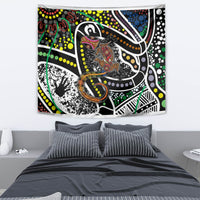 Aboriginal Lizzard Pattern Dot Art Tapestry - Wonder Print Shop