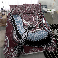 Aboriginal Pattern Bird Bedding Set - Wonder Print Shop