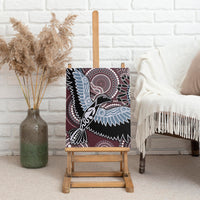 Aboriginal Pattern Bird Canvas Wall Art - Wonder Print Shop
