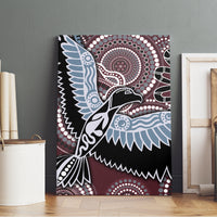 Aboriginal Pattern Bird Canvas Wall Art - Wonder Print Shop