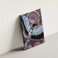 Aboriginal Pattern Bird Canvas Wall Art - Wonder Print Shop