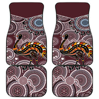 Aboriginal Pattern Bird Car Mats - Wonder Print Shop