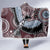 Aboriginal Pattern Bird Hooded Blanket