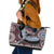 Aboriginal Pattern Bird Leather Tote Bag - Wonder Print Shop
