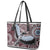 Aboriginal Pattern Bird Leather Tote Bag - Wonder Print Shop