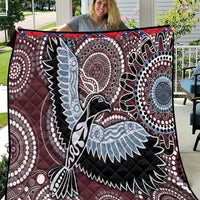Aboriginal Pattern Bird Quilt - Wonder Print Shop