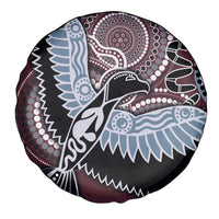 Aboriginal Pattern Bird Spare Tire Cover - Wonder Print Shop