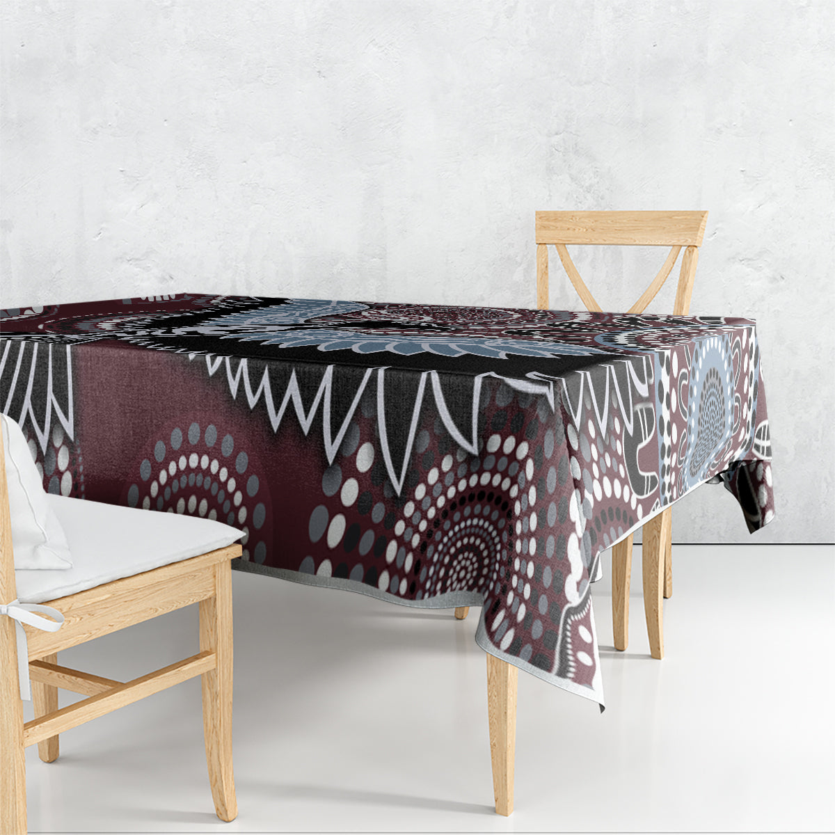 Aboriginal Pattern Bird Tablecloth - Wonder Print Shop