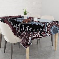 Aboriginal Pattern Bird Tablecloth - Wonder Print Shop
