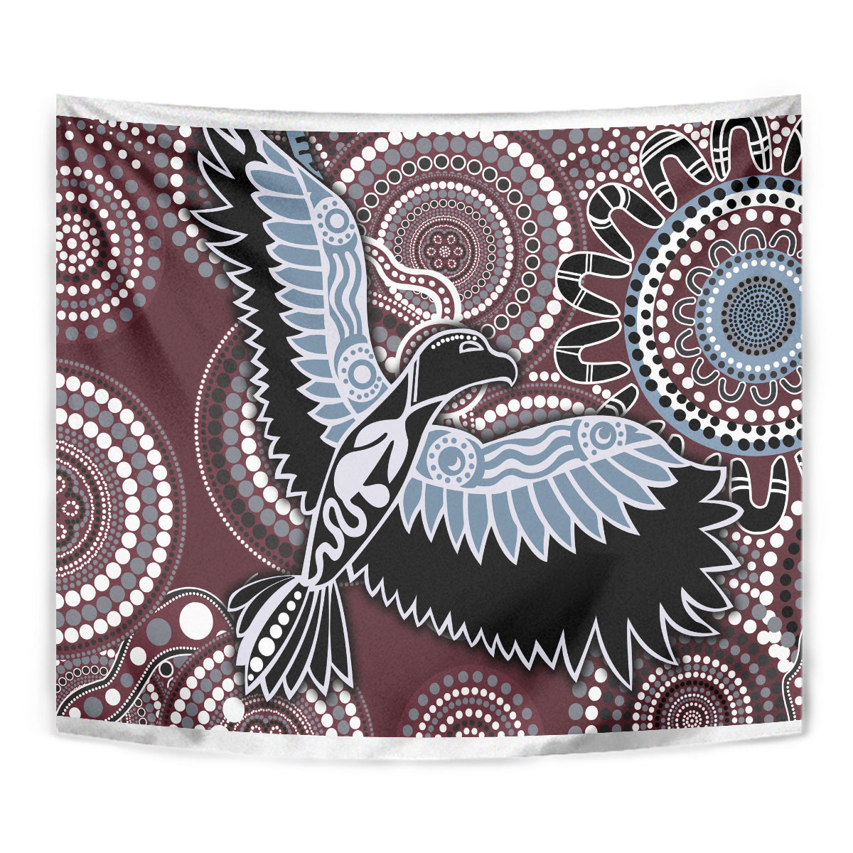 Aboriginal Pattern Bird Tapestry - Wonder Print Shop