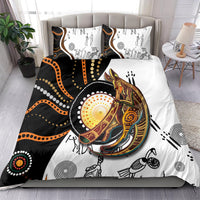Aboriginal Kangaroo Pattern Dot Art Bedding Set - Wonder Print Shop
