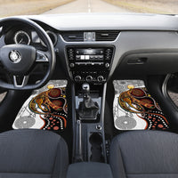 Aboriginal Kangaroo Pattern Dot Art Car Mats - Wonder Print Shop
