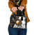Aboriginal Kangaroo Pattern Dot Art Shoulder Handbag