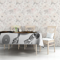 Aboriginal Kangaroo Pattern Dot Art Tablecloth - Wonder Print Shop